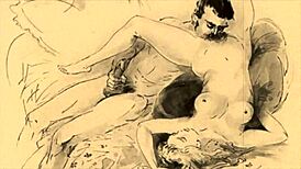 Vintage Erotic Drawings Evoke Deep Emotions