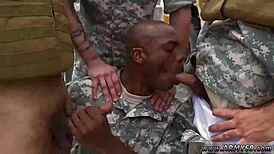 Army Men Fucking In Shower, Gay Sex Video With Explosions And Failure