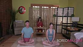 Ember Snow and Laney Grey in free use cult threesome!