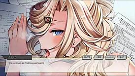 SF Girls Voiced Hentai Game Ep 5: Secretary Gets Fucked on Desk, Pussy Overflowing with Hot Cum