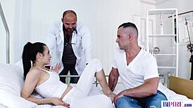 bisex threesome in hospital 😈