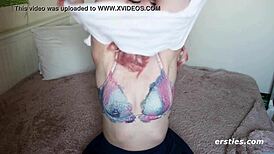 Aurora's Solo Teasing In Underwear