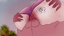 Kana Arima works at gas station, casually offered sex for money in hentai anime.