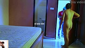 केएफसी डिलीवरी गाय आता है जब मैं अपनी वाइफ को हार्डकोर चोद रहा हूं