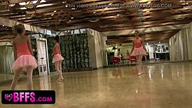 Hot lesbian hardcore fucking action with petite 18+ babes in doggystyle, bent over, and facial costumes