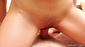 Thai babe fucks dude with wet pussy, uncensored moaning in beautiful nasty action!