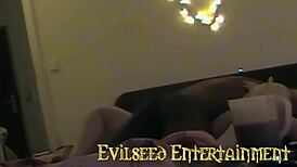 blonde euro babe gets creamed after foreplay blowjob in missionary