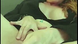 i'm the horny spanish milf secretary masturbating with my xxl dildo, oh god it's so bigg