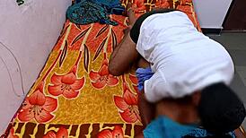 Indian Couple Enjoys Midnight Romantic Encounter