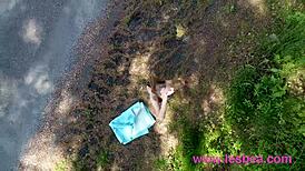 Lesbea Babes Aislin, Lovita Fate, and Zadie Skymm Lick Pussy in Wood Threesome