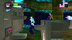 In the secret onsen, oh so hero feels intense emotions during the gay hentai sex orgy with big cocks and furry banging