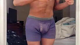 Learning in dorm with uncle brunette