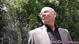 Cuckolder Soaked in Wild Interracial Threeway Action