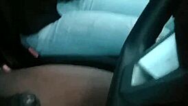 I gave her a ride and she thanked me with a blowjob, karen oliver