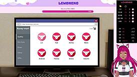 vtuber lewdneko plays harem hotel