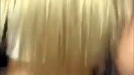 Real amateur blonde bent over in doggystyle