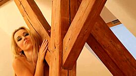 Alyssia Diamond Rips Clothes and Exposes Shaved Body