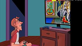 Skipping Class To Fuck Uncle Catches College Girl In Hentai Anime Scene