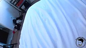 Threesome with hot teen bisexual pornstars Kasey Warner and Trukait