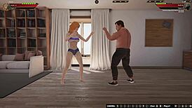 ethan vs olwen naked fighter 3d