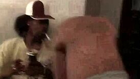 watch hood bitch get fucked by gangbangers