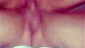 He thrusts deep and creampies the naughty housewife in homemade video