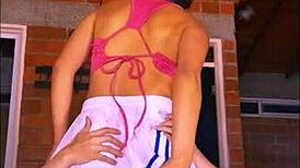 La Colegial Más Atrevida De La Escuela Se Escapó Con Su Novio A Su Casa Para Tener Una Noche De Aventuras Y Pasión