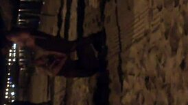 Tanja, Swiss girl, gives wet pussy to Spanish man while spying.