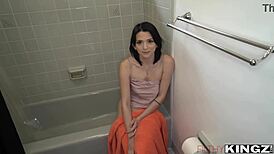 Riley Jean caught by stepbro in a heated moment