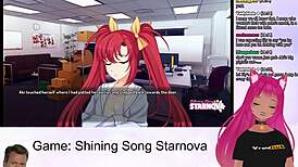 Vtuber Lewdneko Plays Shining Song Starnova Aki Route Part 2