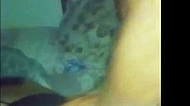 He thrusts deep and creampies the naughty housewife in homemade video