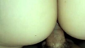 sophie gives a hot blowjob and rides my big cock