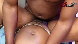 Hairy pussy girlfriend meets BBC for quick wet orgasm. Just wild stuff.