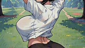 Booty Butt Cheeks 01, Oh My, What A Sexy Anime Ass Show!