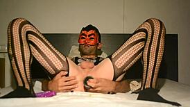 Watch this intense gay dildo sex scene