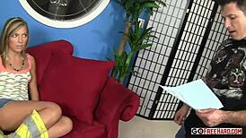 Young Blond Needs His Hard Cock Sucked Deep