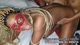 mulata natasha medeiros takes anal from two guys and gets cumshot