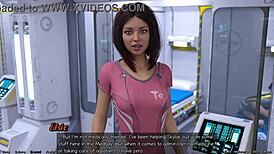 Stranded in Space 41: Shy Emo Girl Seeks Dating Help with Curvy Outfit