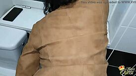 Maria Kalos Bent Over For Fast Fuck In Public Toilet