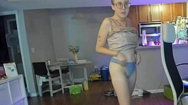 Spy cam caught my top fetish - small penis humiliation