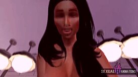 Big white cock creampies my black pussy and keeps fucking tabbyktty