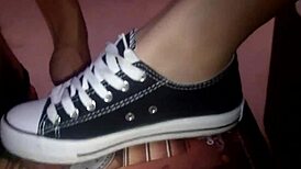 The mistress dominates with face sitting and feet.