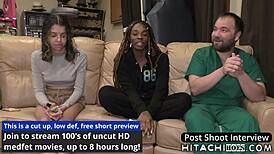 Ebony freshman gets forced orgasms from doctor in Tampa hospital