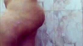 Indian Girl Fingers Pussy in Bathroom