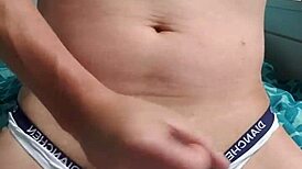 gay boy masturbating in underwear 😏