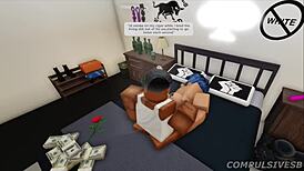 He has an awesome crib