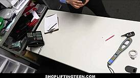 teen 18+ shoplifter caught by guard after strip search - emma rosie