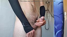 Solo Teen Twink Cums Hard During Bath Masturbation Session.