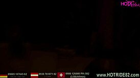 German beauty teases with her wet pussy in whirlpool, dirty talking to make you cum.