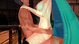 vocaloid sex with hatsune miku, teen anime cumshot.